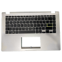 CARCAÇA + TECLADO ( TOP CASE ) PALMREST ASUS E410 | E410M | E410MA SERIES