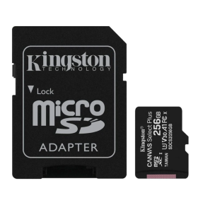 KINGSTON CANVAS SELECT PLUS MICROSDXC UHS-I MEMORY CARD - 256GB | CLASS 10 KINGSTON CANVAS SELECT PLUS MICROSDXC UHS-I MEMORY CARD - 256GB | CLASS 10