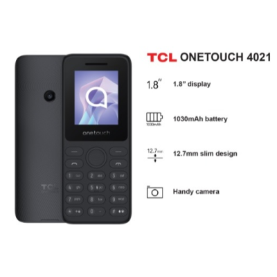 TELEMOVEL TCL ONE TOUCH 4021 - CINZENTO ESCURO