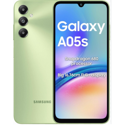 TELEMÓVEL SAMSUNG GALAXY A05S - 6.7" | 4GB | 64GB | BATERIA 5000MAH | VERDE