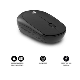 Mouse Business Plus Wireless - Ergonomic and Flat Design - Resolution up to 1200dpi - Silent Click Technology