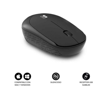 Rato Business Plus Wireless - Design ergonômico e plano - Resolução de 1200dpi - Tecnologia Silent Click