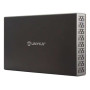 Caixa Externa 3.5" USB 2.0 - Interruptor On/Off – Fabricada em Alumínio - Cor Preto