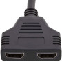 Adaptador De HDMI Macho Para 2 Saídas HDMI Fêmea - 30CM