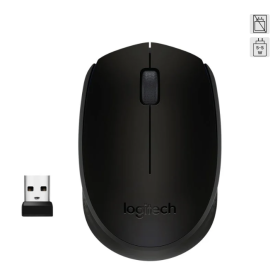 Ratón inalámbrico LOGITECH B170 - Hasta 12 meses de autonomía - Negro Ratón inalámbrico LOGITECH B170 - Hasta 12 meses de autonomía - Negro