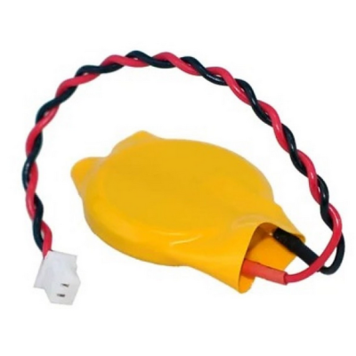 Batería de Bios CR2032 de 3 V y 210 mAh con cable de 2 pines