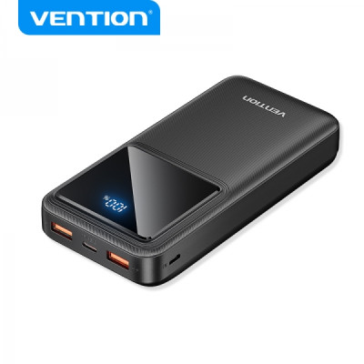 copy of Vention Power Bank 20.000mAh - Multiples interfaces USB - Carga rapida - Salida total 3A - Color Negro