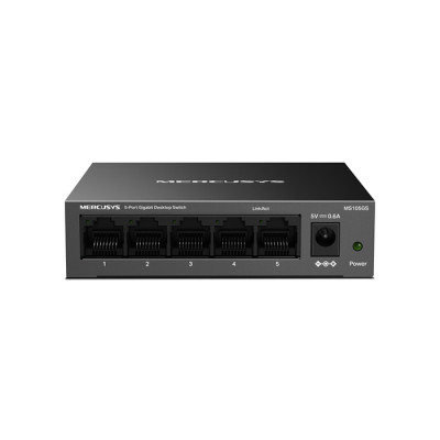 Switch 5 Portas Mercusys MS105GS Gigabit RJ45 10 | 100 | 1000 MBPS
