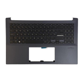 Carcaça + Teclado ( TOP CASE ) Palmrest Asus VivoBook Pro 15 K3500 | K3500PH | K3500PC | K3500PC-71B35AS2 - Azul Escuro Carcaça + Teclado ( TOP CASE ) Palmrest Asus VivoBook Pro 15 K3500 | K3500PH | K3500PC | K3500PC-71B35AS2 - Azul Escuro