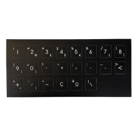 Kit De Pegatinas Para Teclado Pt Portugués - Negro Kit De Pegatinas Para Teclado Pt Portugués - Negro