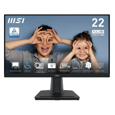 Monitor MSI PRO MP225V - 21.5” Full HD | Pantalla de sincronización adaptativa de 100 Hz
