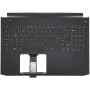 Carcaça + Teclado ( TOP CASE ) Palmrest Acer Predator Helios 300 PH315-52 - Preto