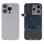 Funda trasera para iPhone 15 Pro con soporte para flash + módulo de carga inalámbrica ( negro )