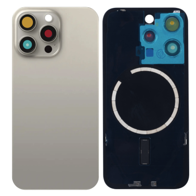 Funda Trasera para iPhone 15 Pro + Marco de Cámara ( A2848 | A3101 | A3102 | A3104 )