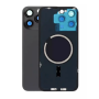 iPhone 15 Pro Max Back Cover + Stand and Magnet (Black)