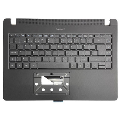 Carcasa Superior + Teclado ( TOP CASE ) Palmrest Acer TravelMatel P2 TMP214-53 | TMP214-53G - Negro