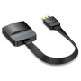 Convertidor Vention HDMI a VGA con Conector de 3,5 mm - 15 CM - Negro