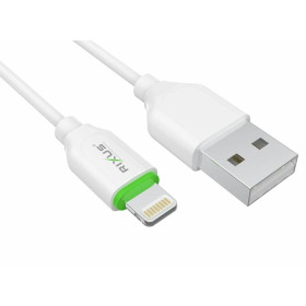 Cable de Carga USB para Lightning Rixus RXU81A – 1M – Blanco Cable de Carga USB para Lightning Rixus RXU81A – 1M – Blanco