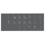 Kit de Pegatinas para Teclado Lenovo Portugués - Gris