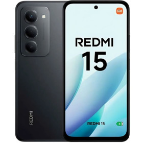 Telemóvel Xiaomi Redmi 15 - 6.9'' | 6GB | 128GB - Bateria 7000MAH - Midnight Black Telemóvel Xiaomi Redmi 15 - 6.9'' | 6GB | 128GB - Bateria 7000MAH - Midnight Black