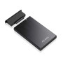 AISENS ASE-2527B 2.5″ Aluminum Black USB 3.0 SATA External Enclosure for HDD/SSD