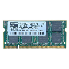 Memória RAM ProMOS 1GB PC2-5300 | DDR2 667MHz | V916765G24QBFW-F5
