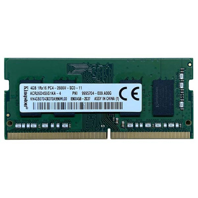 Memória RAM Kingston 4GB DDR4 1RX16 PC4-2666V Sodimm ACR26D4S9S1KA-4