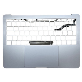 Carcaça Cima ( TOP CASE ) Palmrest + Cabo Flex Teclado Apple Macbook Air 13 A2337 - Cinzento Sideral
