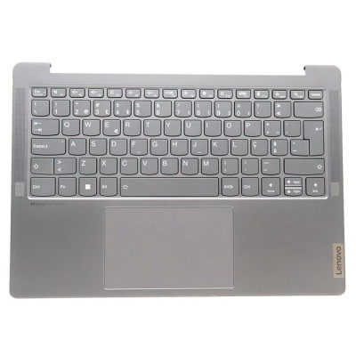 Carcasa + Teclado + Touchpad (TOP CASE) Palmrest Lenovo Yoga Slim 6 14IAP8 - Gris Oscuro