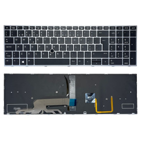 HP ZBook Keyboard 15 G5 | 15 G6 | 17 G5 | 17 G6 – Backlit – Portuguese
