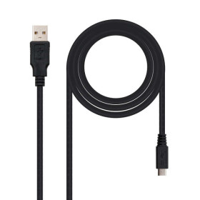 Nanocable Cabo USB-A 2.0 Macho para Micro-USB Macho - 0.8M