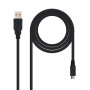Nanocable Cabo USB-A 2.0 Macho para Micro-USB Macho - 0.8M