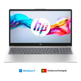 Portátil HP 15-FC0055NP – 15.6” | AMD Ryzen 5 5625U | 8GB | 512GB SSD