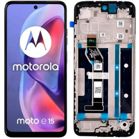 Ecrã LCD + Touch + Frame Preto Motorola Moto E15 | G05 - Original