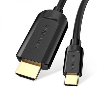 Vention USB-C Male to HDMI Male 4K Converter Cable – 1M – Black