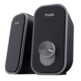 Colunas Estereo Trust USB - 12W Potência Máxima - Entrada de 3,5 mm