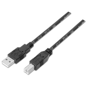 Cable Impresora USB 2.0 Aisens USB-A (M) / USB-B (M) - Negro - 3.0M