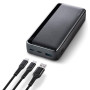 NGS QUIZ 20 20,000mAh - 22.5W Fast Charge - 2x USB-C | 1x USB-A - Black