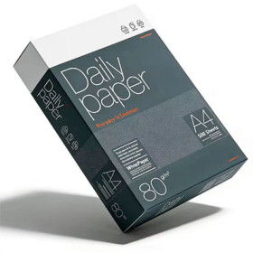 Papel Impresora Daily Paper A4 80gr. - 210 x 297mm Resma 500 Hojas - Blanco