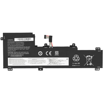 Battery Lenovo IdeaPad 5 Pro 16ACH6 | 16ARH7 | 16IAH7 | 16IHU6 - 4650mAh ( 72 Wh ) 15.40V