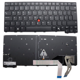 Teclado Lenovo ThinkPad T14 Gen 5 | L14 Gen 5 - Português - Preto