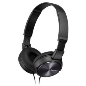 Sony MDR-ZX310 Headphones with Microphone - Foldable - In-line Controls - 1.20m Cable