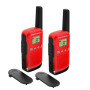 Motorola TLKR T42 Pack of 2 Walkie-Talkies - Red