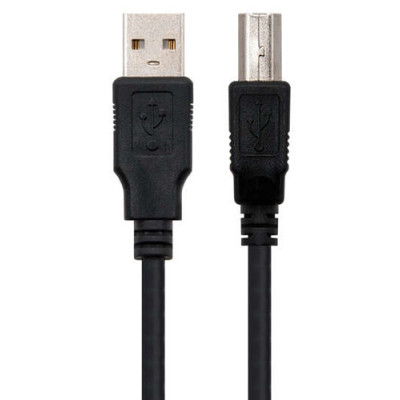 Cabo Impressora Nanocable USB 2.0 - USB-A (M) / USB-B (M) - Preto - 1.80M