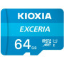 Cartão de Memória Kioxia Exceria micro SDXC 64GB UHS-I Classe 10 com Adaptador