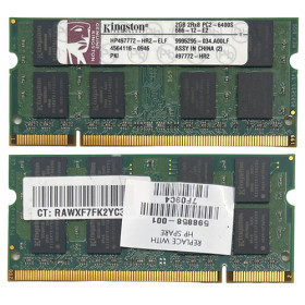 Kingston 2GB DDR2 800MHz PC2-6400S SO-DIMM Laptop RAM Memory
