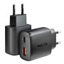 Carregador de Parede Ultrarrápido NGS ERA 45W - 1 USB-C | 1 USB-A - Preto